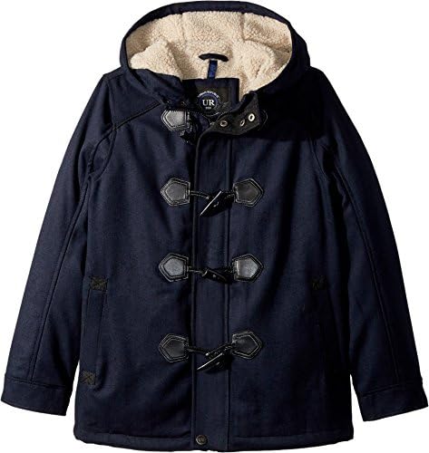 Urban Republic Kids Boy's Wool Toggle Coat (Little Kids/Big Kids) Navy 10/12