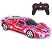 Best Choice Products Kids 27Mhz Battery-Operated Remote Control Racing Car RC Toy w/ Flashing LED Lights, 2-Button Controller - Red