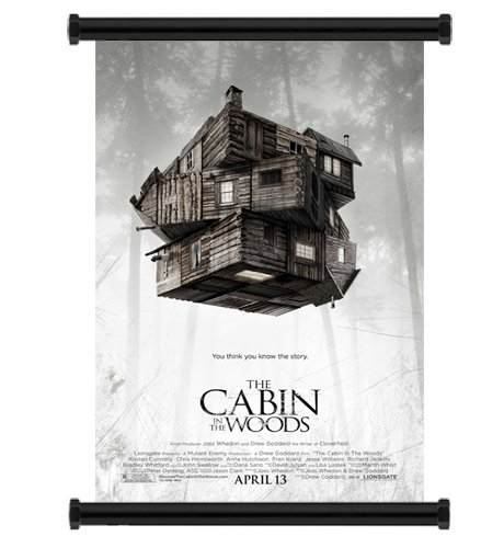 Amazon Com The Cabin In The Woods 2012 Movie Fabric Wall Scroll