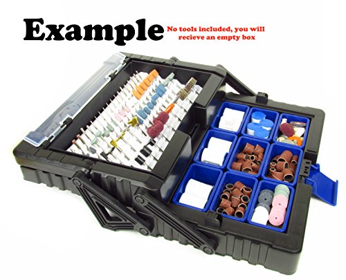 Cantilever Tool Box for Organizing Rotary Tool Bits - 13 inch - Thumbnail 4