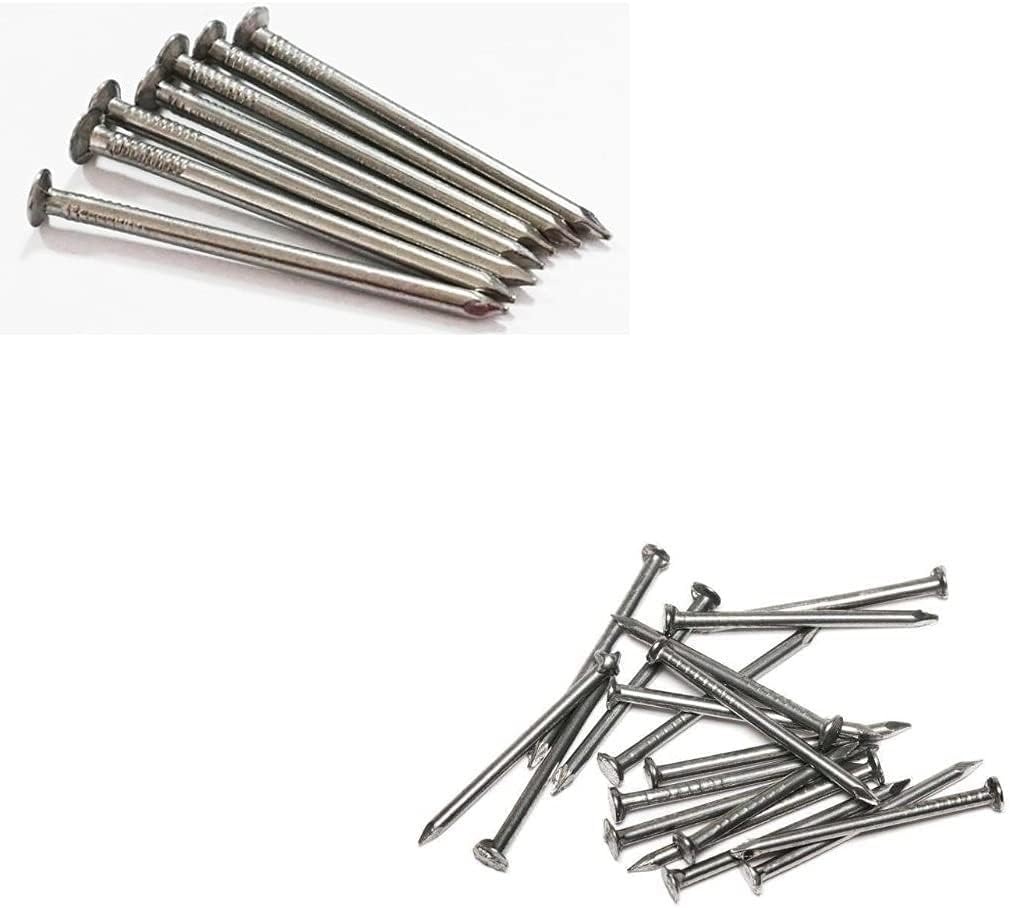 SISI UK® 20 x Premium Hardened Ribbed Concrete Hard Wall Masonry Nail 75mm Heavy Duty Roof Felt Tacks for Wood Outdoor and Securing Shed Roofing.