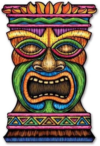 Beistle54553 Jumbo Tiki Cutout, 3-Feet