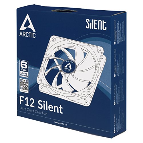 ARCTIC-F12-Silent-120-mm-Case-Fan-Very-quiet-motor-Computer-Almost-inaudible-Push-or-Pull-Configuration-Fan-Speed-800-RPM-BlackWhite
