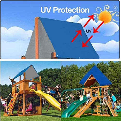 LOCOLO 52 x 89 Inch Swing Set Replacement Tarp for Play Set Outdoor
