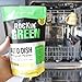 Rockin' Green 16oz (30 Loads) Auto Dish Detergent Powder - All Natural Dishwasher Soap - Vegan & Biodegradable Dishwasher Powder - Lemon Scent