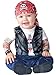 Lil Characters Baby Boy's Born To Be Wild, Black/Red, Medium