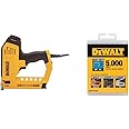 Dewalt DWHT75021 Heavy Duty Electirc 5-in-1 Multi-Tacker & DEWALT DWHTTA7055 Heavy Duty Narrow Crown Staples 5/16 Inch Crown
