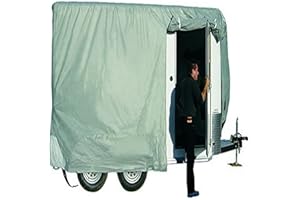 ADCO 46001 SFS Aqua-Shed Bumper-Pull Horse Trailer Cover - 8'-10'