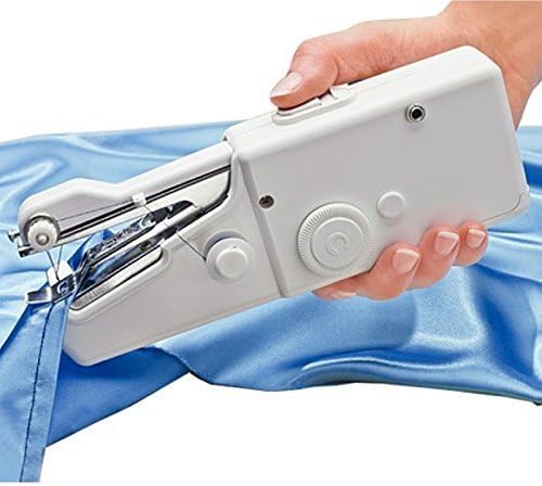 Portable Mini Sewing Machine Handheld Single Stitch Cordless Travel Home Thread Craft