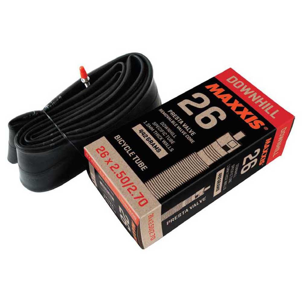 Maxxis Unisex Inner Tube, Black, 26 x 270 Presta 48 mm DH Vs