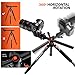 Sturdy Tiger 75” Camera Tripod & Monopod for DSLR, Professional Horizontal Arm Tripod with 360 Degree Metal Ball Head, Compact Aluminum Tripod for Travel and Work, Sturdy and Easy to Use