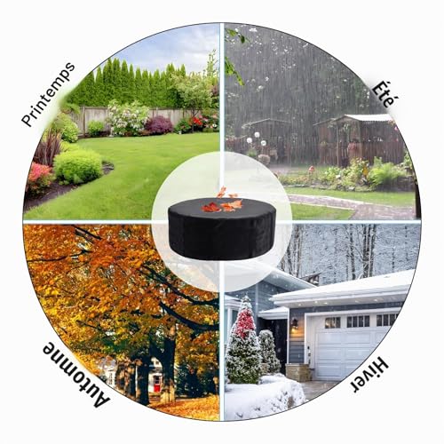 Round Hot Tub Blanket 190 x 70 CM-420D UV Resistant and Waterproof Full Coverage for Outdoor Hot Tub 4 Seater (Portable)