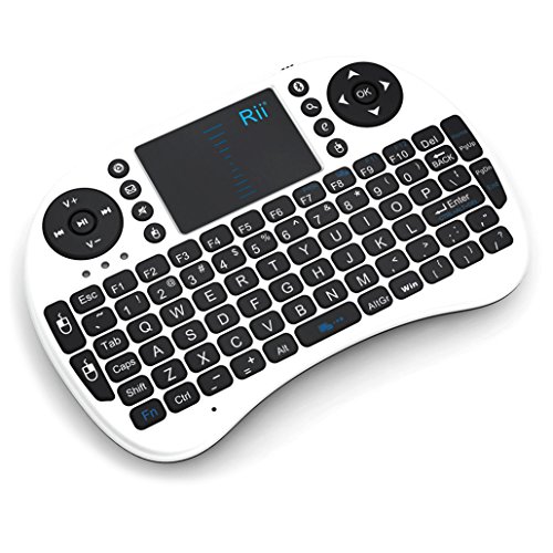 Rii i8 Mini Bluetooth Keyboard with Touchpad＆QWERTY Keyboard, Portable