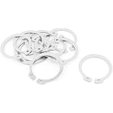 uxcell&reg; External Circlip Retaining Shaft Snap Clip Rings 30mm 10pcs