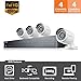 SDH-B73043 - Samsung Wisenet 4 Channel Full HD Video All-In-One Security System with 4 Bullet Cameras.