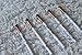 Professional Makeup Brushes Set 10pcs with White Marble Look Makeup Brush Handle