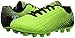 Vizari USA Stealth Boys Girls Soccer Cleats | Youth Firm Ground Athletic Outdoor Football Shoes for Toddler, Little Kid, Big Kid | Lightweight & Durable Green/Black