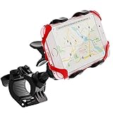 Bike Mount, GreatShield Clip-Grip [2017 Upgrade - Elastic Secure Strap] Handlebar Bicycle Mount Holder foriPhone 7/7 Plus, Galaxy S8/S8 Plus, Moto G5/G5 Plus, LG G6, Nokia 3/5/6, Google Pixel/XL