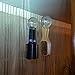 SillyCute Super Heavy Duty Suction Cup Hook, Powerful Suction Lasts Years, Strong Hanger for Bathroom, Kitchen Accessories, Wreath, Bird Feeder, Christmas Lights and More, Clear, 3 1/4