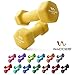 Wacces Neoprene Dipped Coated Set of 2 Dumbbells Hand Weights Sets Non Slip Grip 2 x 2 LB
