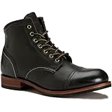 frye logan cap toe black