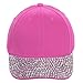 Crystal Case Studded Rhinestone Brim Adjustable Baseball Cap Hat