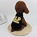 Howstar Pet Shirt, VIP Printed T Shirts Dogs Summer Vest Puppy Pet Clothing Apparel (M, Black)
