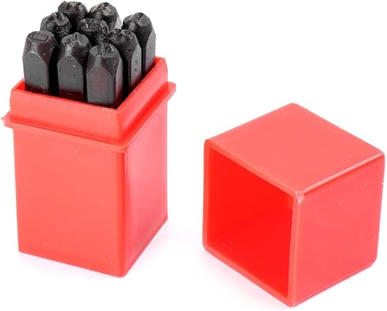 Amazon Co Jp Beautyladys 刻印 レザークラフト レザークラフト アルファベット 数字 9本 5mm 打刻セット ポンチ レザークラフト 道具 工具 金属 革 レザー プレート 車 バイク