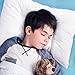 [ 2 Pack ] Baby Toddler Pillows for Sleeping 14 x 19, Oeko-Tex 100 Certified 100% Organic Cotton Exterior, Contour Design, Helps Prevent Flat Head Syndrome for Newborns & Infants,White