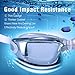GAOGE Swim Goggles,Swimming Goggles Nose Clip,Ear Plugs,Triathlon Swim Goggles Mirror Coated Lenses Anti-Fog Shatterproof UV Protection for Adult Men Women Youth Kids Child Gray
