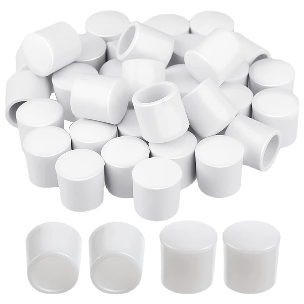 Photo 1 of 24 Pcs Premium Rubber Door Stop Stud Replacement Tips – Doorstopper Bumpers, Springe Hinge End Caps for Wall & Floor Protection – Universal Size (White)