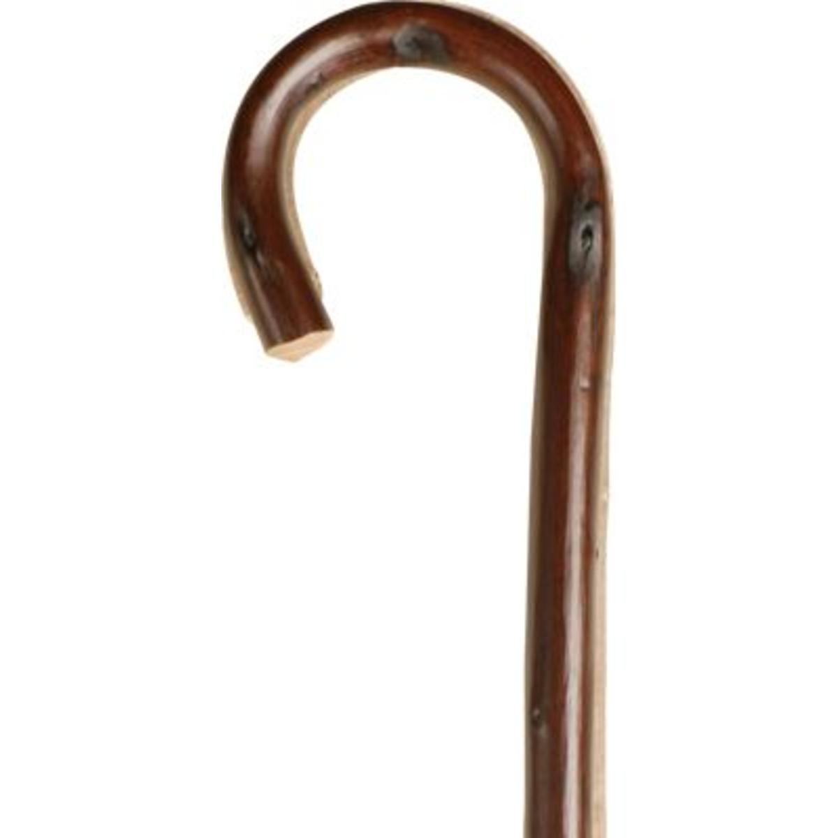 Charles Buyers - Walking Stick with Curved Handle Chestnut Wood