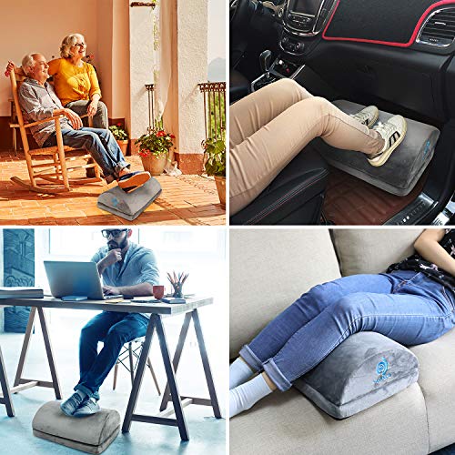 HUANUO Adjustable Foot Rest Under Desk Footrest with 2 Optional