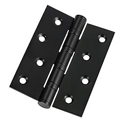 6 Pack Matte Black Door Hinges 4 Inch x 3