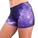 Galaxy Basic Shorts (Purple/Black, 2.5 in. Adult M 8-10)