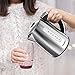 Homgeek 1.7 Litle Electric Kettle Precise Temperature Control Water Kettle Stainless Steel Cordless Tea Kettle with 6 Temp Setting, Auto Shut-off, Boil Dry Protection, Keep Warm Function, 1500W