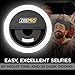iCooker Selfie Ring Light Adjustable 3 Level Light Settings for iPhone, Samsung & Smartphones iOS and Anroid Devices, Galaxy Note, OnePlus Pads for Night Time or Dark Rooms