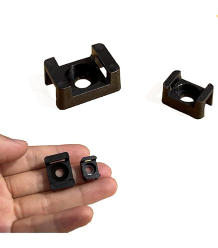 Amazon.com: MECCANIXITY 10Pcs Cable Zip Tie Base 5mm Hole Dia Y