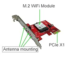 Ableconn PEXM2150E PCI Express x1 Adapter Card with