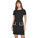 Tommy Hilfiger Women's Legacy Scuba Crepe Two Pocket Dress