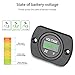 Linkstyle DC Volt Meter 12V, Battery Voltage Gauge 12V, Digital Voltage Meter 12 Volt, LED Voltmeter Gauge, Panel Mount Voltmeter for Car Motorcycle Truck RV ATV UTV