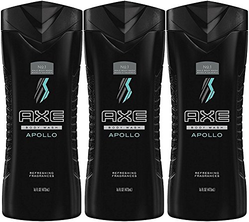 Axe Revitalizing Shower Gel Apollo, 16 Ounce Pack of 3)