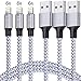 TAKAGI Phone Charger 3PACK 6Feet Extra Long Nylon Braided USB Charging Cable High Speed Connector Data Sync Transfer Cord Compatible with Phone XS MAX/XR/XS/X/8/7/Plus/6S/6/SE/5S/5C