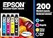 EPSON T200 DURABrite Ultra Ink Standard Capacity Black & Color Cartridge Combo Pack (T200120-BCS-FF) for select Epson Expression and WorkForce Printers