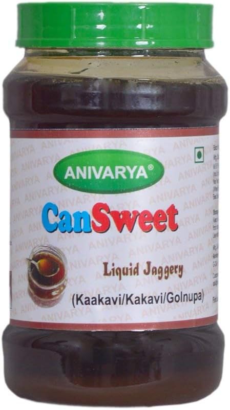 Anivarya Liquid Jaggery (Kaakavi/Kakavi/Golnuppa) - Natural Sweetner 350 gm(12.34 oz)