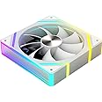 ICOLER Prism XS 120 White Edition Infinity Mirror ARGB and PWM case Fan 120mm Single Pack Suitable for Computer Case & CPU Cooling
