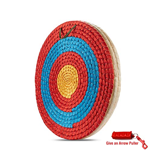 image for KAINOKAI Traditional Hand-Made Archery Target with Arrow Puller,Arrows