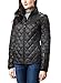 XPOSURZONE Women Packable Down Quilted Jacket Lightweight Puffer Coat Black L