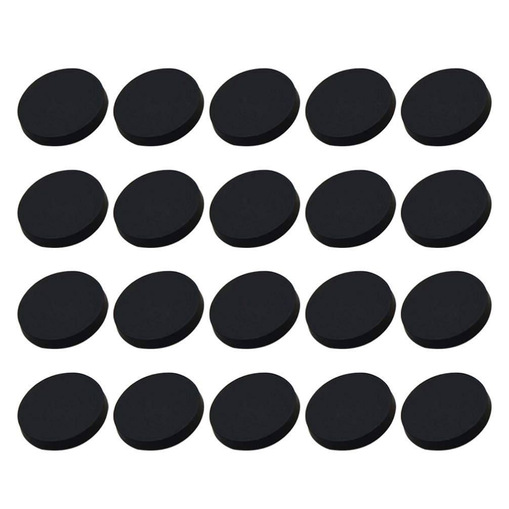 Artibetter 30pcs Black Metal Coat Buttons - Flat Zinc Alloy Sewing Buttons for Jackets, Shirts, Suits, Trousers - 20mm
