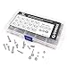 Comdox 500Pcs M3 M4 M5 Stainless Steel Button Head Hex Socket Head Cap Bolts Screws Nuts Assortment Kit (Cheese Head)